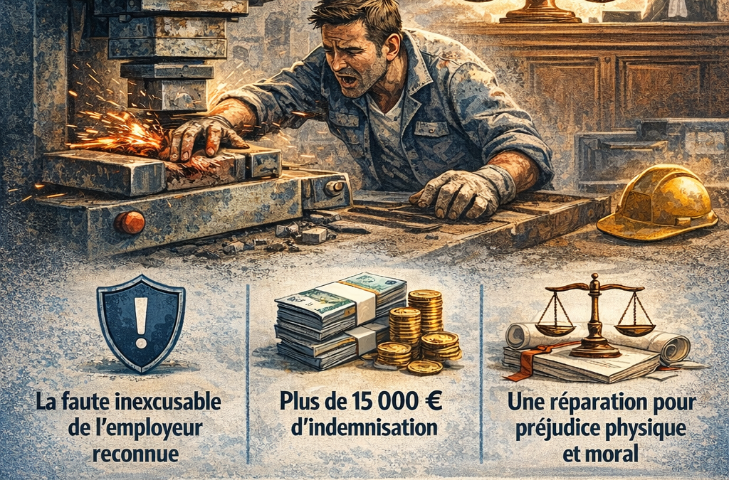 Quand la machine cède… et que la justice répare