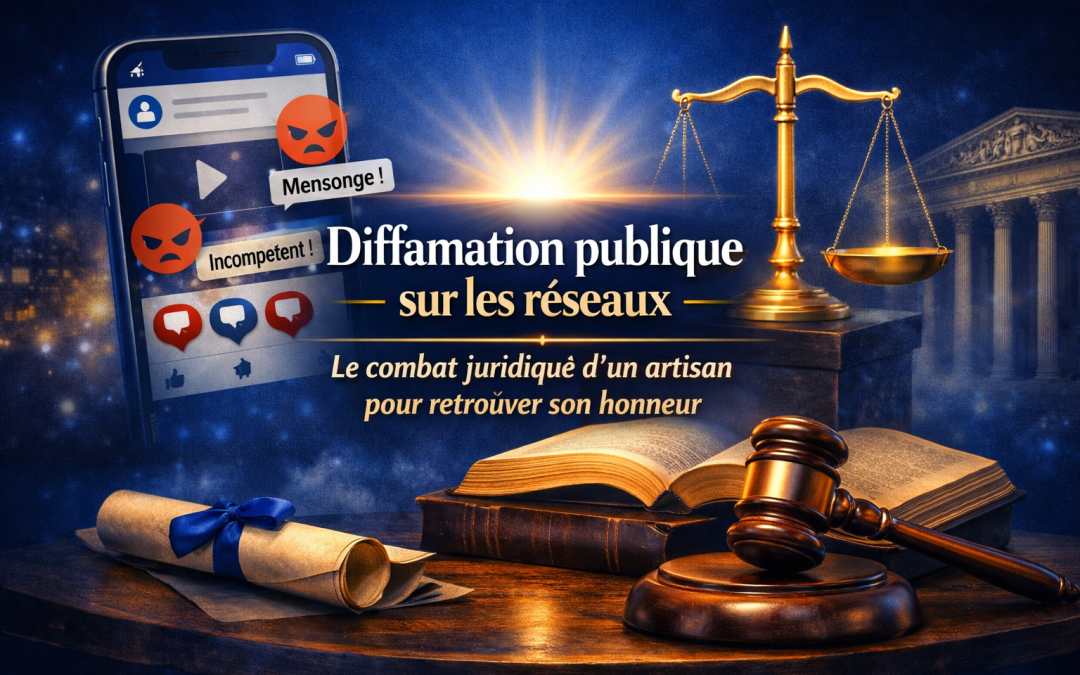 Diffamation publique sur les Réseaux : l’histoire d’un artisan que j’ai aidé à retrouver son honneur